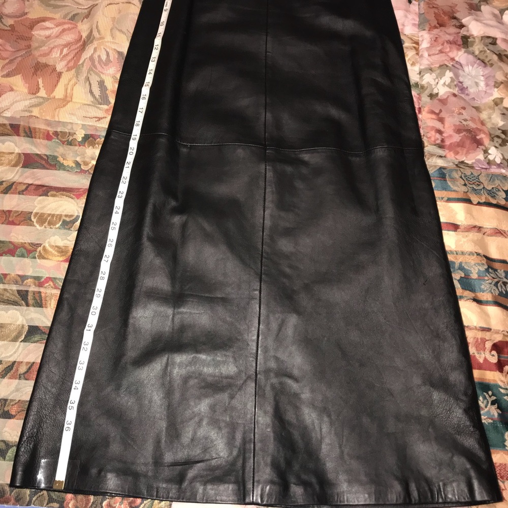 Leather skirt